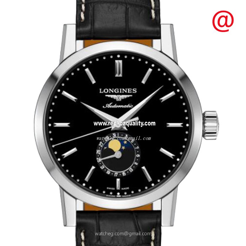 Longines 1832 L4.826.4.52.0 Automatic Stainless Steel Black