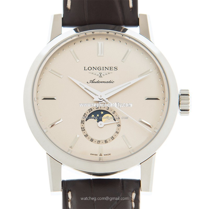 Longines 1832 L4.826.4.92.2 Automatic Stainless Steel Beige