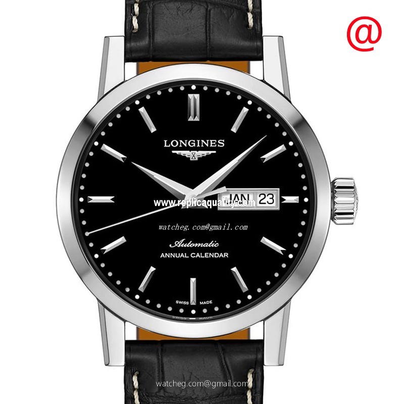 Longines 1832 L4.827.4.52.0 Automatic Stainless Steel Black