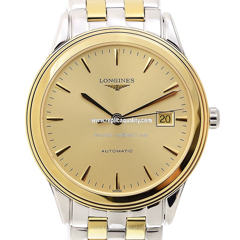 Longines FLAGSHIP L4.874.3.32.7 Automatic Gold-Plated & Stainless Steel Gold