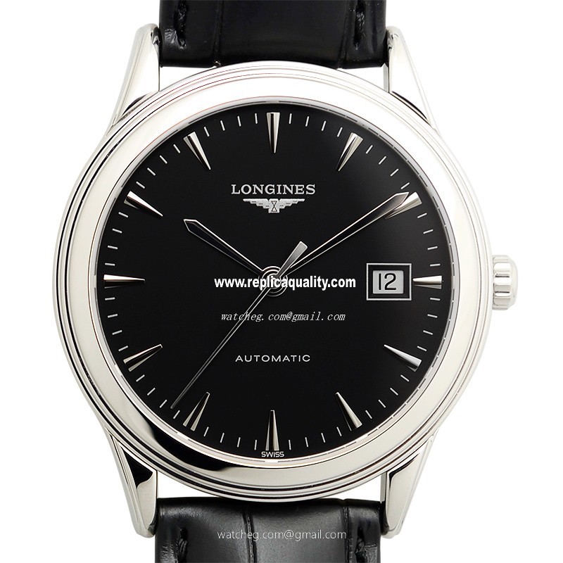 Longines FLAGSHIP L4.874.4.52.2 Automatic Stainless Steel Black