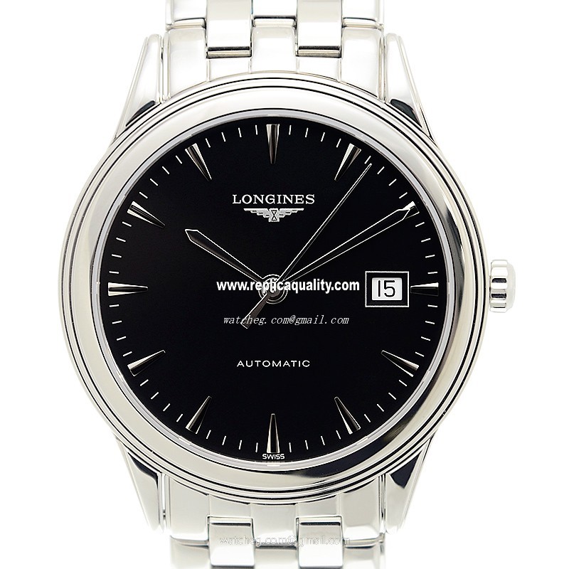 Longines FLAGSHIP L4.874.4.52.6 Automatic Stainless Steel Black