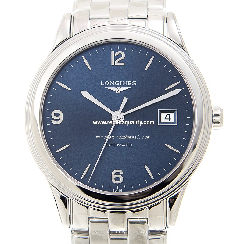 Longines FLAGSHIP L4.874.4.96.6 Automatic Stainless Steel Blue