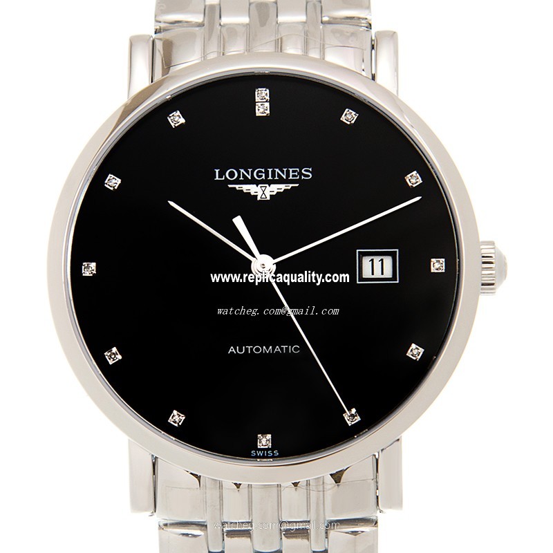 Longines ELEGANT L4.910.4.57.6 Automatic Stainless Steel Black