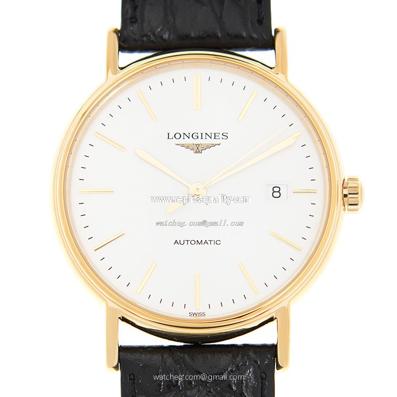 Longines PRESENCE L4.921.2.12.2 Automatic PVD Gold White