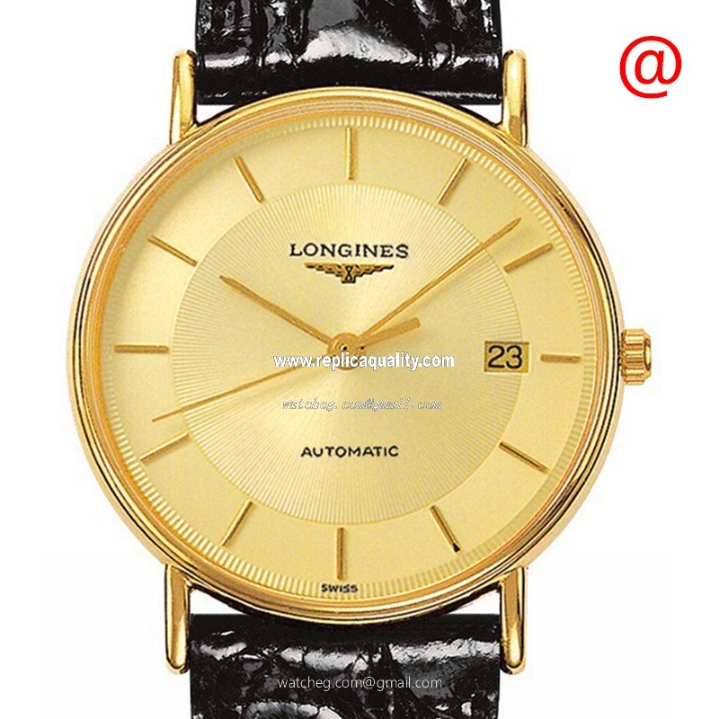 Longines PRESENCE L4.921.2.42.2 Automatic PVD Gold Gold