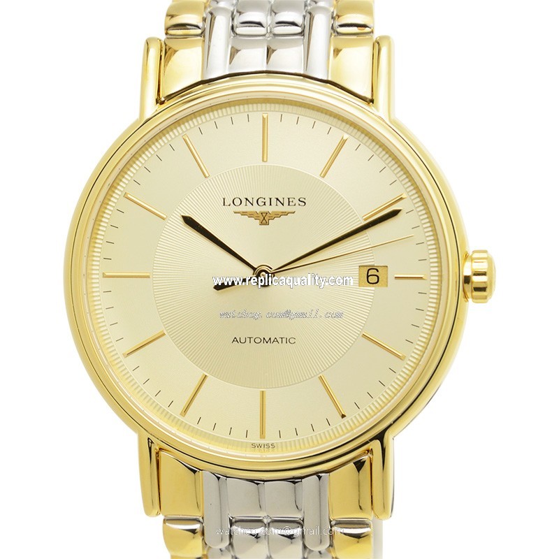 Longines PRESENCE L4.921.2.42.7 Automatic PVD Gold Gold