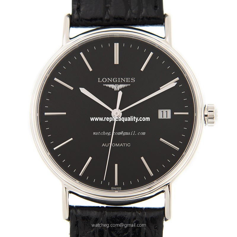 Longines PRESENCE L4.921.4.52.2 Automatic Stainless Steel Black