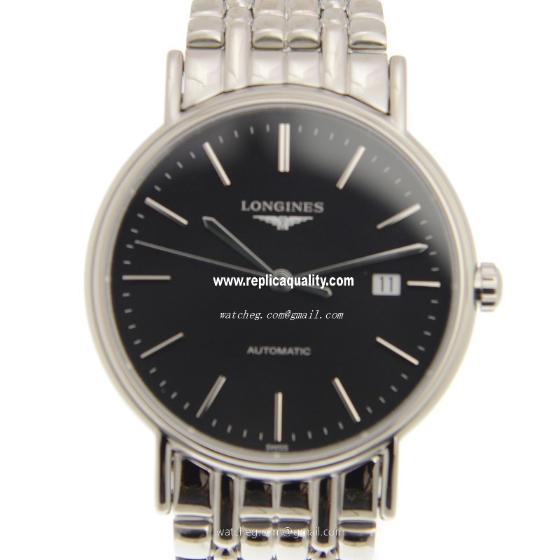 Longines PRESENCE L4.921.4.52.6 Automatic Stainless Steel Black