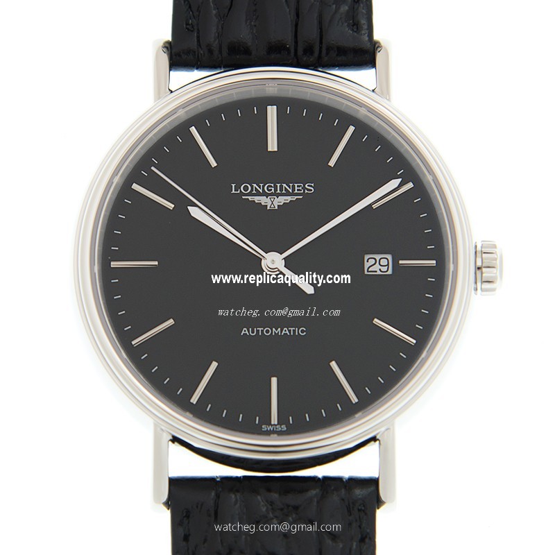 Longines PRESENCE L4.922.4.52.2 Automatic Stainless Steel Black
