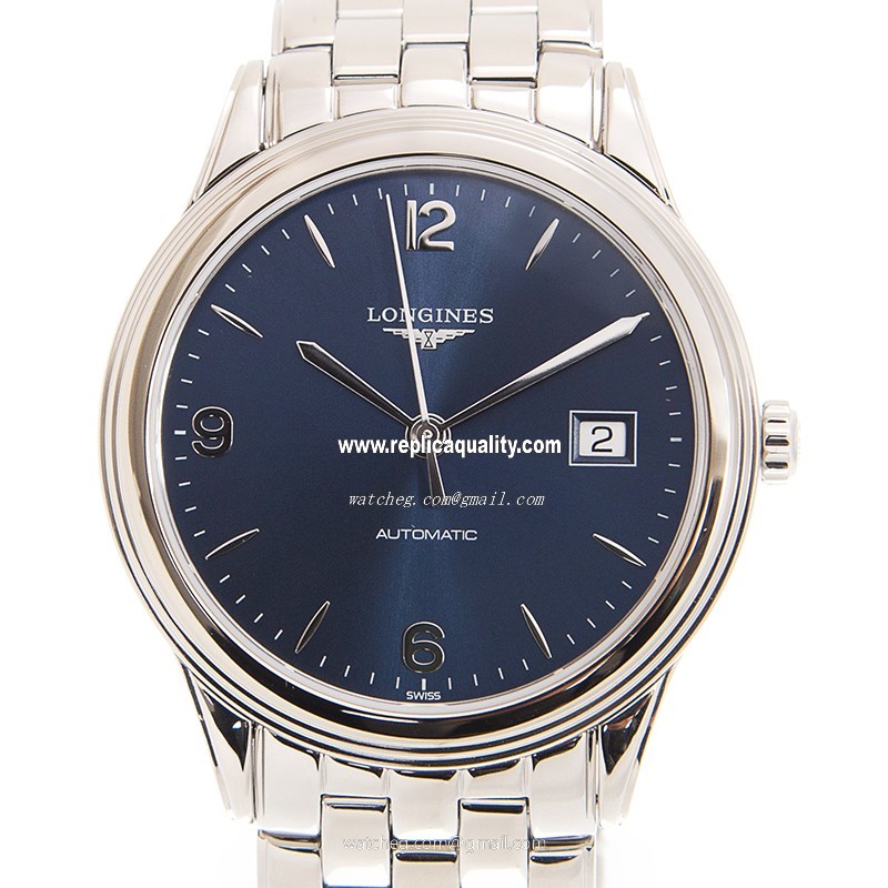 Longines FLAGSHIP L4.974.4.96.6 Automatic Stainless Steel Blue