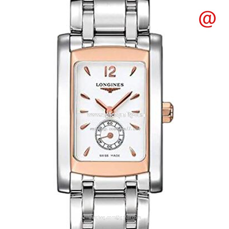 Longines DOLCE VITA L5.155.5.18.6 Quartz 18kt Rose Gold & Steel White