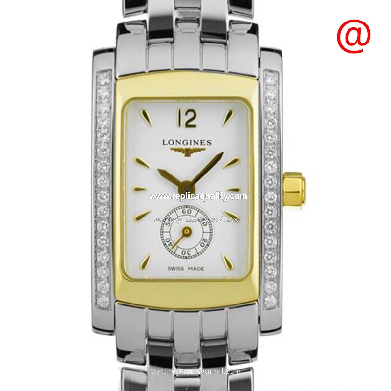 Longines DOLCE VITA L5.155.5.29.6 Quartz 18kt Gold & Diamond & Steel White