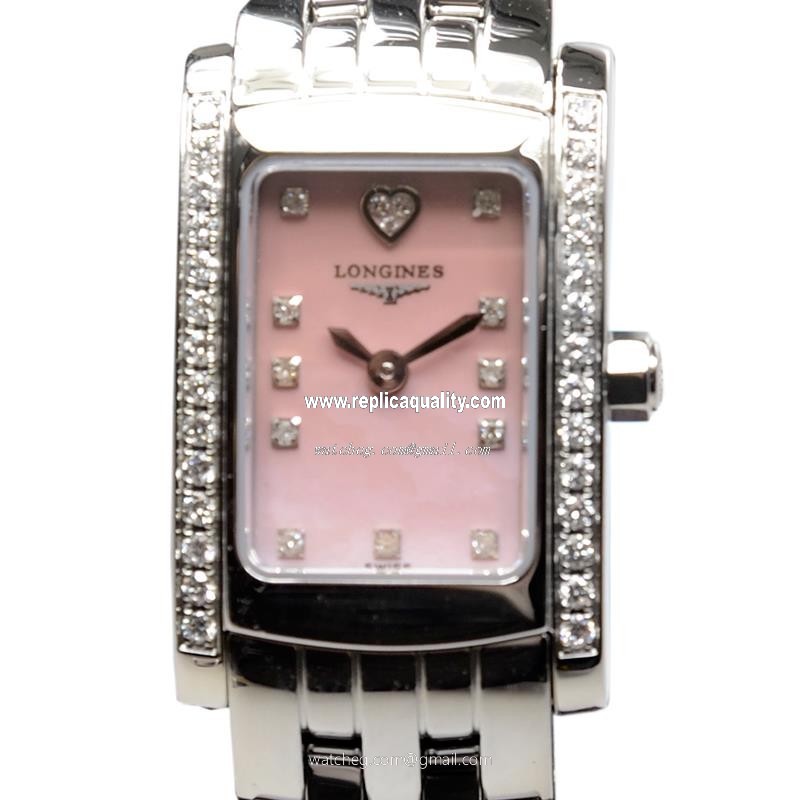 Longines DOLCE VITA L5.158.0.93.6 Quartz Stainless Steel Pink