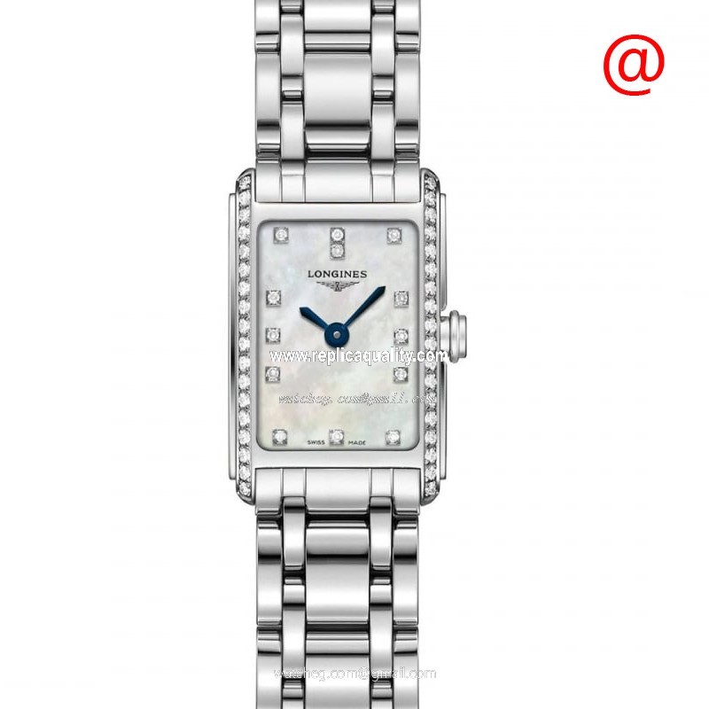 Longines DOLCE VITA L5.258.0.87.6 Quartz Stainless Steel & Diamonds White