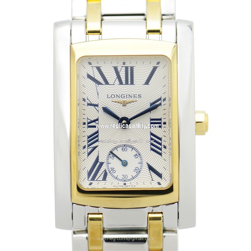 Longines DOLCE VITA L5.502.5.70.7 Quartz 18kt Rose Gold & Steel Silver