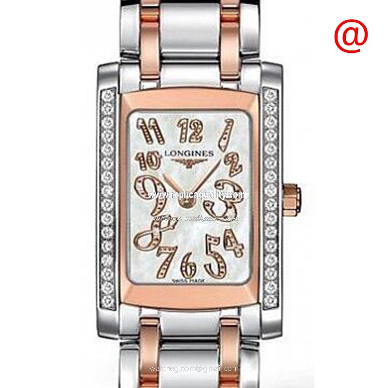 Longines DOLCE VITA L5.502.5.99.7 Quartz 18kt Gold & Diamond & Steel White