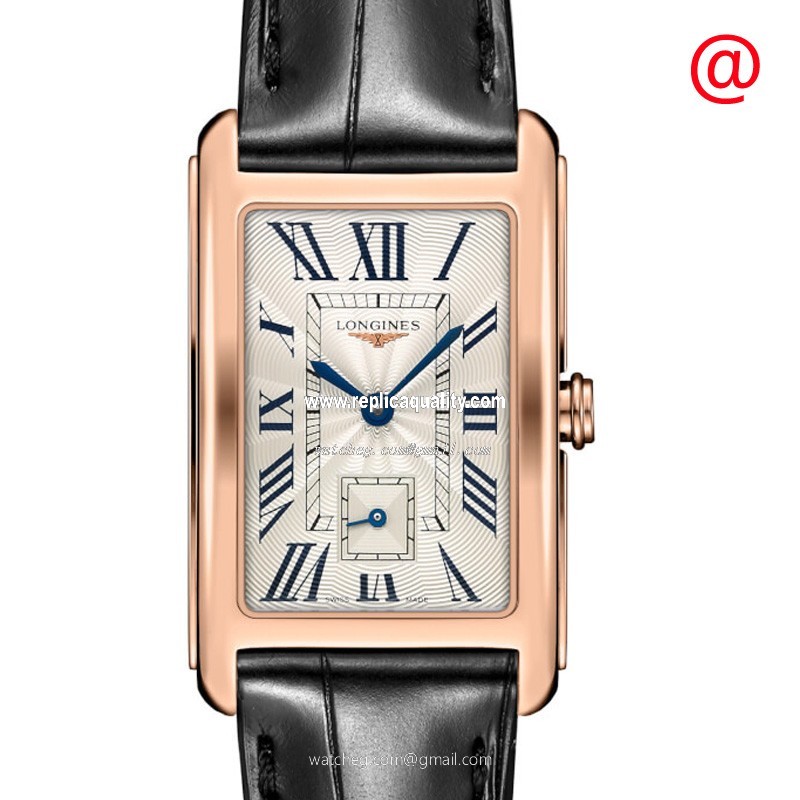 Longines DOLCE VITA L5.512.8.71.0 Quartz 18kt Rose Gold Silver