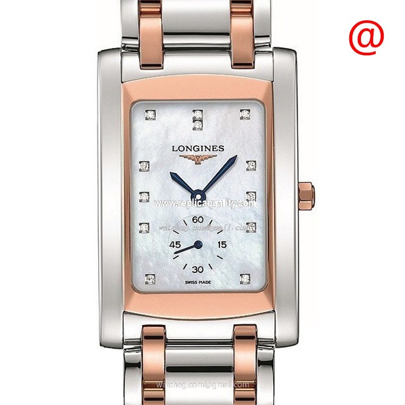 Longines DOLCE VITA L5.655.5.88.7 Quartz 18kt Rose Gold & Steel White