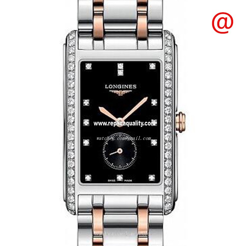 Longines DOLCE VITA L5.755.5.59.7 Quartz Stainless Steel & Diamonds Black