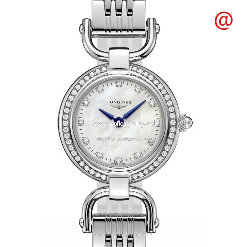 Longines EQUESTRIAN L6.129.0.87.6 Quartz Stainless Steel & Diamonds Silver