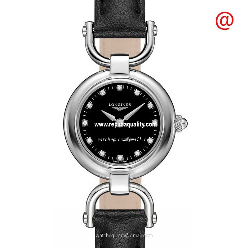 Longines EQUESTRIAN L6.129.4.57.0 Quartz Stainless Steel Black