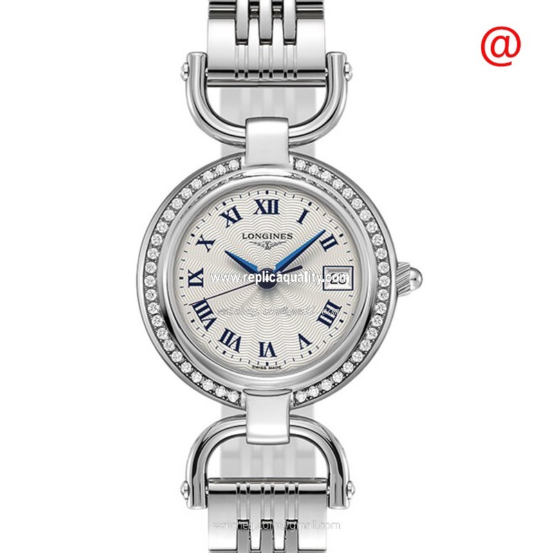 Longines EQUESTRIAN L6.130.0.71.6 Quartz Stainless Steel & Diamonds Silver
