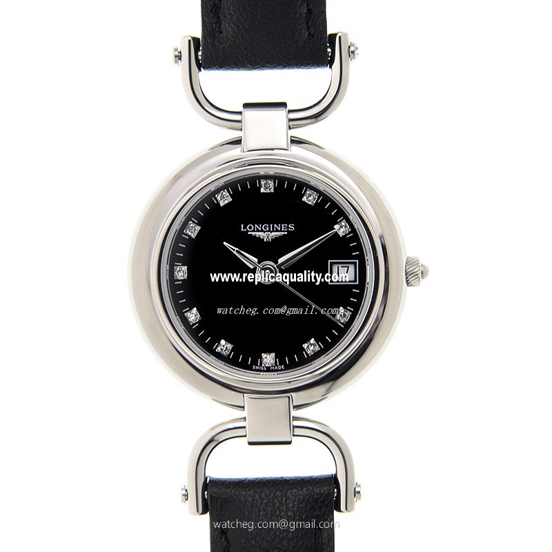 Longines EQUESTRIAN L6.130.4.57.0 Quartz Stainless Steel Black