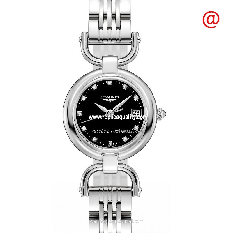 Longines EQUESTRIAN L6.130.4.57.6 Quartz Stainless Steel Black