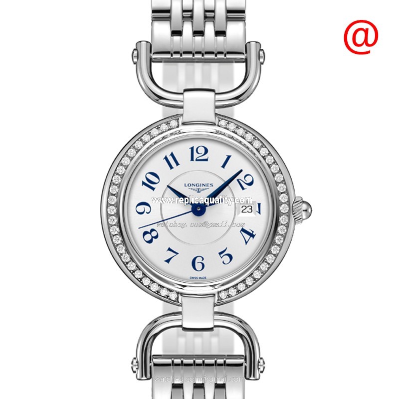 Longines EQUESTRIAN L6.131.0.73.6 Quartz Stainless Steel & Diamonds White