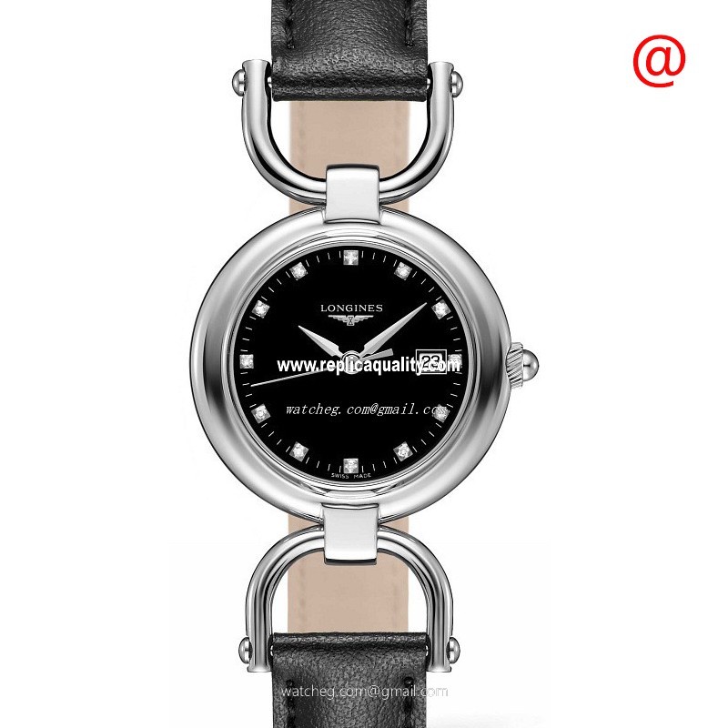Longines EQUESTRIAN L6.131.4.57.0 Quartz Stainless Steel Black