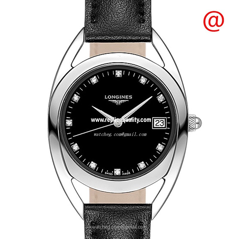 Longines EQUESTRIAN L6.135.4.57.0 Quartz Stainless Steel Black