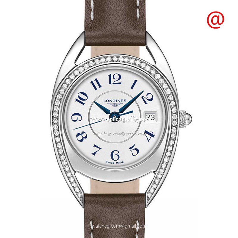 Longines EQUESTRIAN L6.136.0.73.2 Quartz Stainless Steel & Diamonds White
