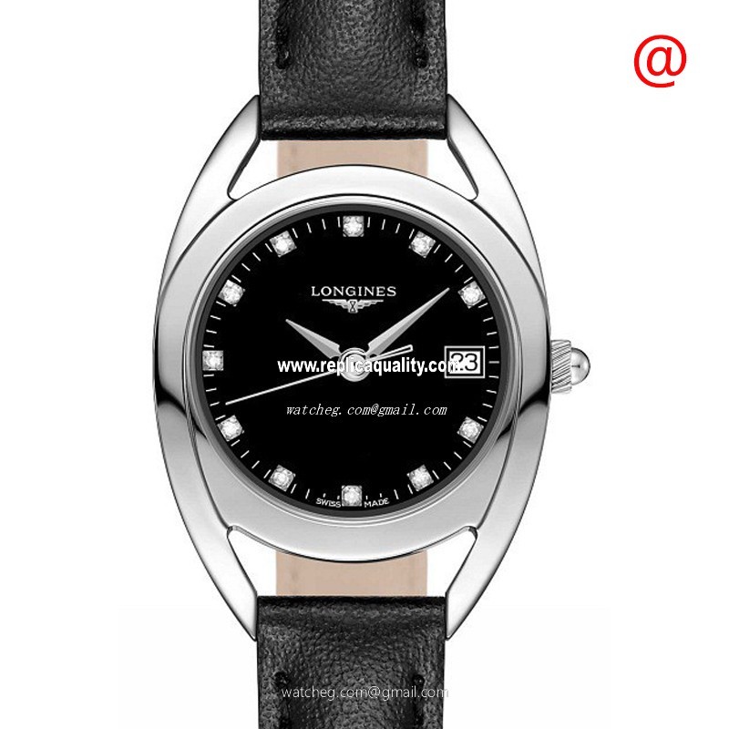 Longines EQUESTRIAN L6.136.4.57.0 Quartz Stainless Steel Black