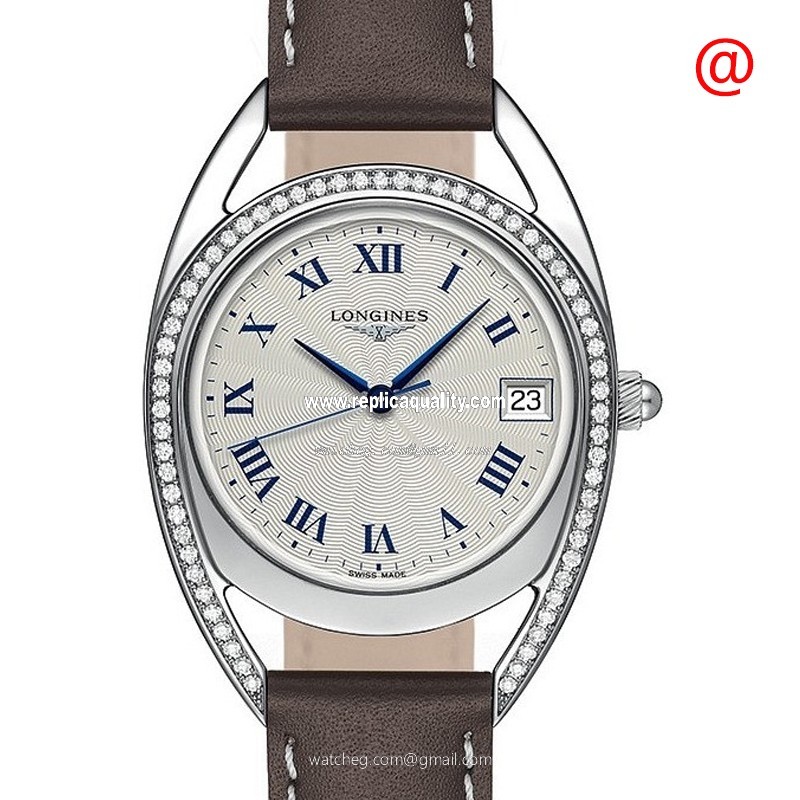 Longines EQUESTRIAN L6.138.0.71.2 Quartz Stainless Steel & Diamonds Silver