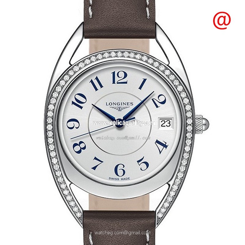 Longines EQUESTRIAN L6.138.0.87.2 Quartz Stainless Steel & Diamonds White