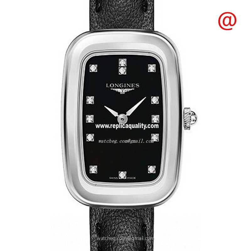 Longines EQUESTRIAN L6.140.4.57.0 Quartz Stainless Steel Black