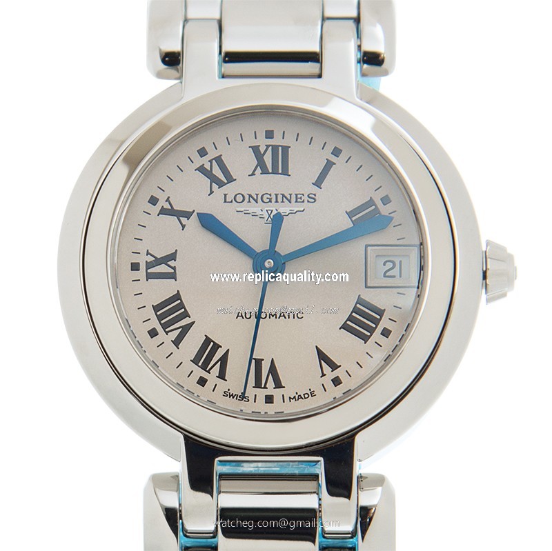Longines PRIMA LUNA L8.111.4.71.6 Automatic Stainless Steel White