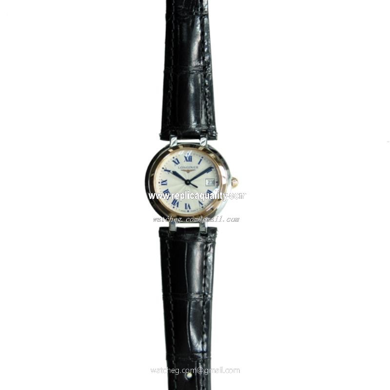 Longines PRIMA LUNA L8.112.5.78.2 Quartz 18kt Gold & Steel Silver