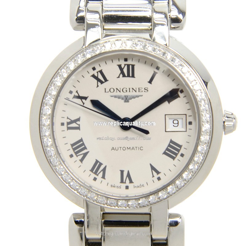 Longines PRIMA LUNA L8.113.0.71.6 Automatic Stainless Steel White