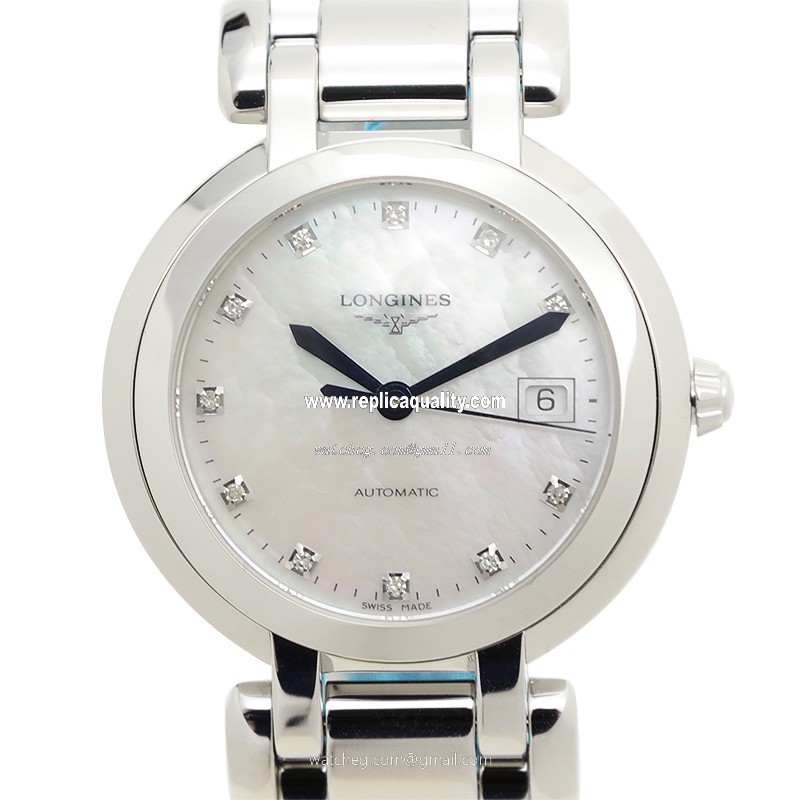 Longines PRIMA LUNA L8.113.4.87.6 Automatic Stainless Steel White