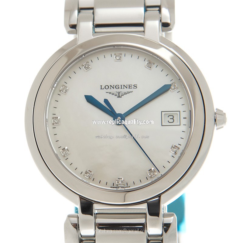 Longines PRIMA LUNA L8.114.4.87.6 Quartz Stainless Steel White