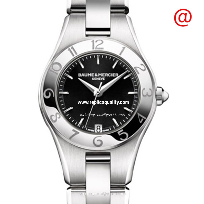 Baume & Mercier LINEA M0A10010 Quartz Stainless Steel Black