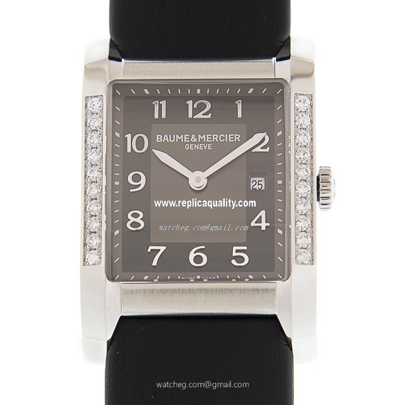 Baume & Mercier HAMPTON M0A10022 Quartz Stainless Steel & Diamonds Black