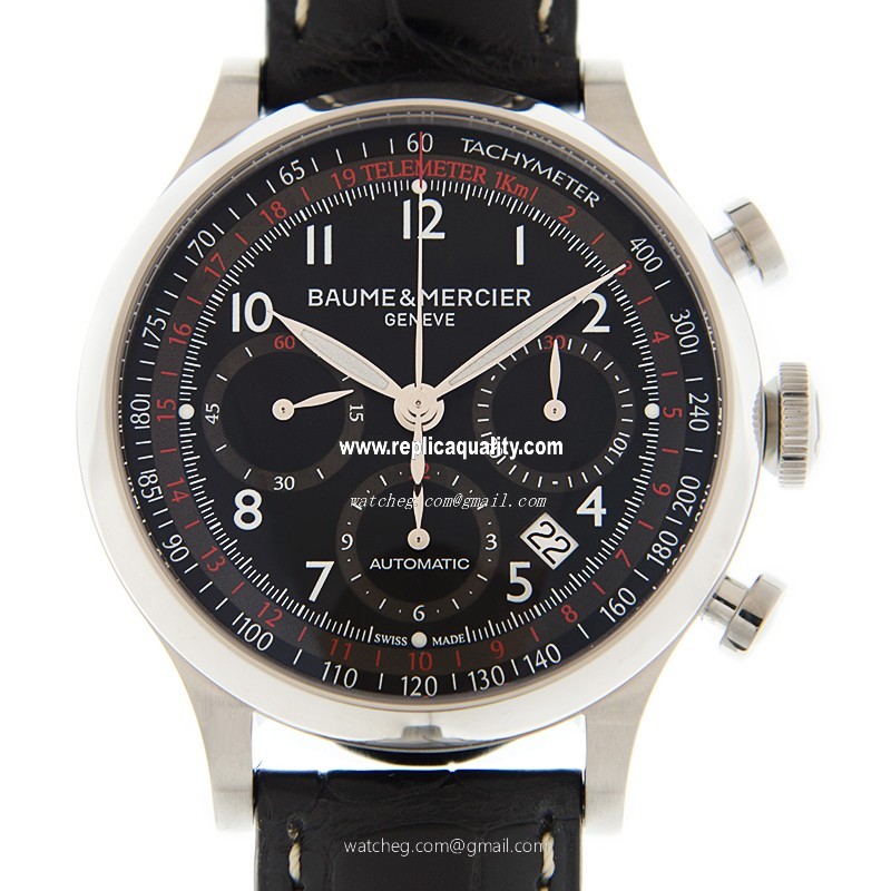 Baume & Mercier CAPELAND M0A10042 Automatic Stainless Steel Black