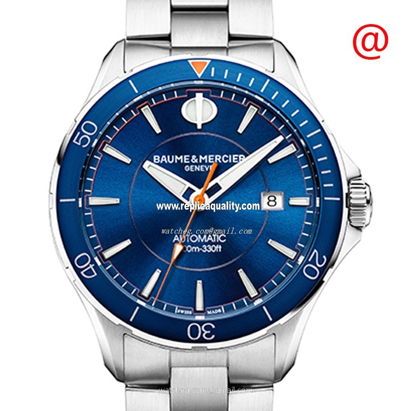 Baume & Mercier CLIFTON M0A10378 Automatic Stainless Steel Blue