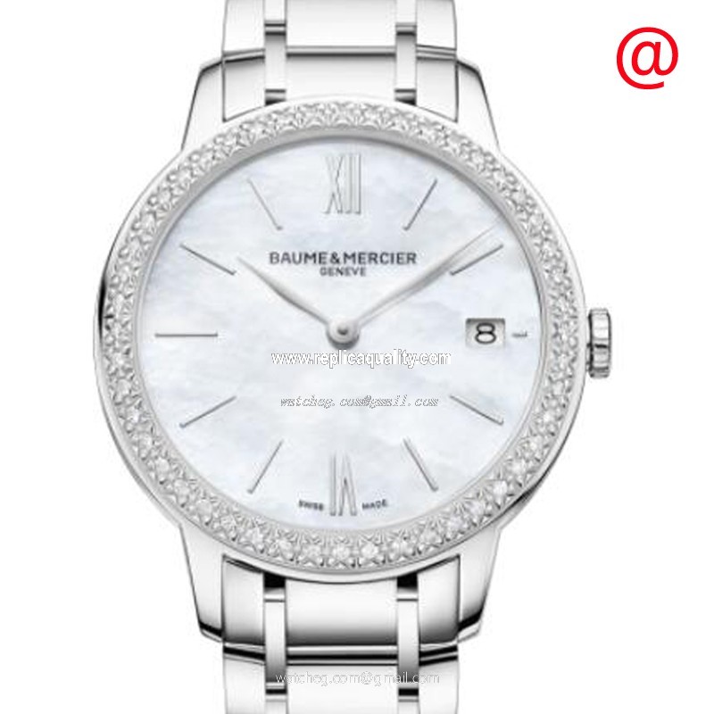 Baume & Mercier CLASSIMA M0A10478 Quartz Stainless Steel & Diamonds White