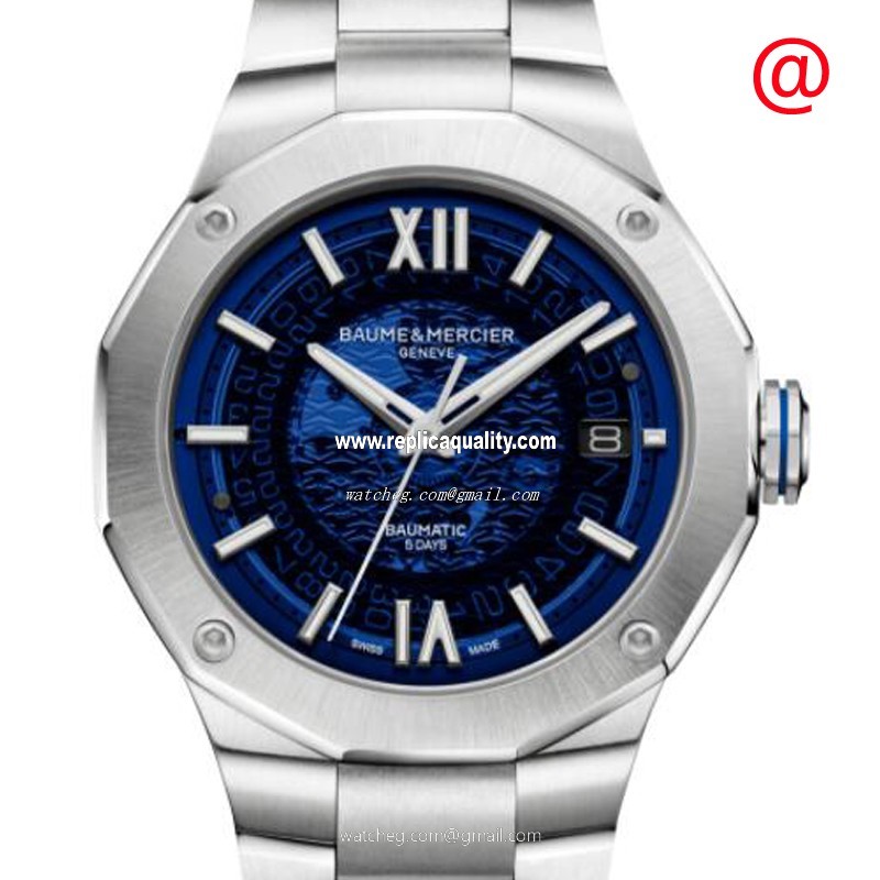 Baume & Mercier RIVIERA M0A10616 Automatic Stainless Steel Blue