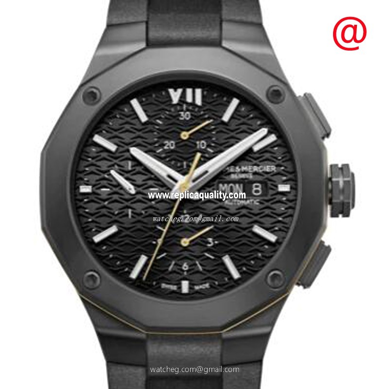 Baume & Mercier RIVIERA M0A10625 Automatic Stainless Steel Black