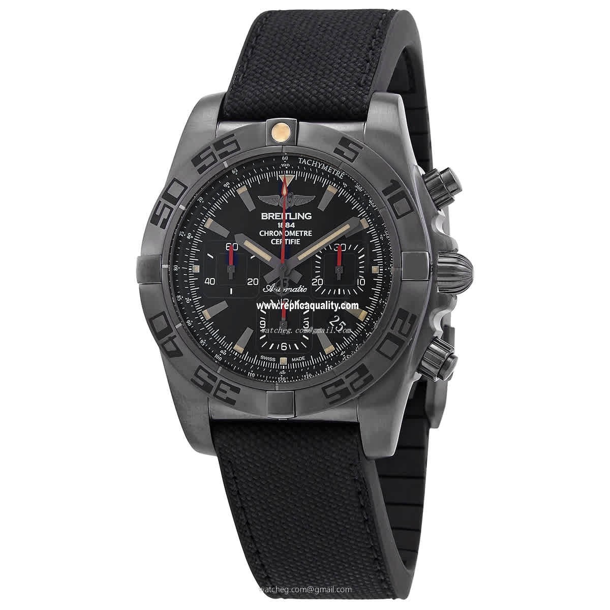Breitling CHRONOMAT B01 MB0111C3-BE35 Automatic Stainless Steel Black